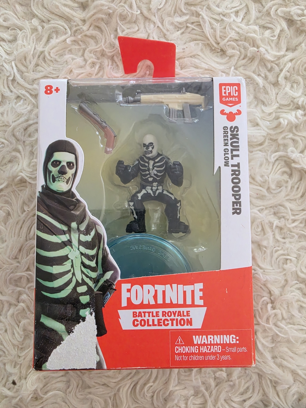 Fortnite Skull Trooper Green Glow Action Figure by Epic Games